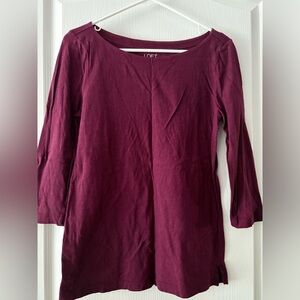 Loft boatneck top